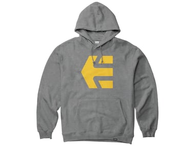 Etnies "Classic Icon" Hooded Pullover - Grey/Grey/Yellow