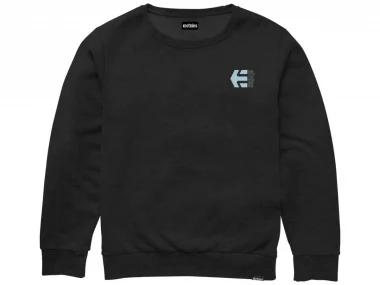 Etnies "Corp Combo Crew" Pullover - Black/Blue