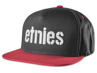 Etnies "Corp Snapback" Cap - Black/Red