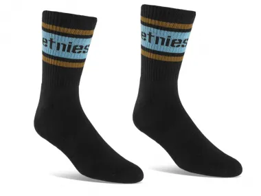 Etnies "Crew" Socks - Black/Blue