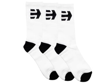 Etnies "Direct V2 3 Pack" Socks (3 Pair) - White