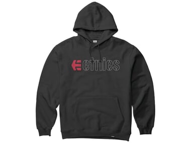 Etnies "Ecorp" Hooded Pullover - Black/Red/White