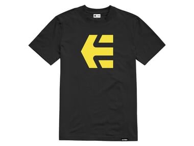 Etnies "Icon Tee" T-Shirt - Black/Yellow