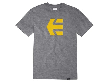 Etnies "Icon Tee" T-Shirt - Grey/Yellow