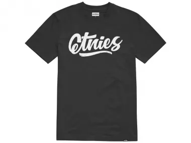 Etnies "Script" T-Shirt - Black/White