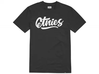 Etnies "Script" T-Shirt - Black/White