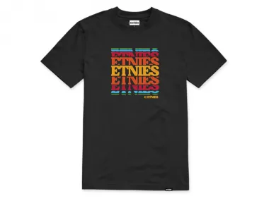 Etnies "Stack Retro" T-Shirt - Black