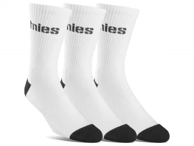 Etnies "Stencil Icon 3-Pack" Socken - White