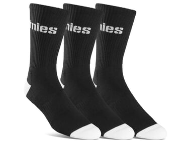 Etnies "Stencil Icon 3-Pack" Socken - Black