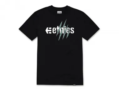Etnies "Wallen Arrow Slash" T-Shirt - Black/White
