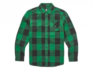 Etnies X Dig BMX "Flannel" Shirt - Black/Green