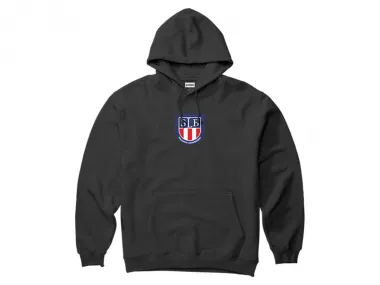 Etnies X SLB "Crest" Hooded Pullover - Black