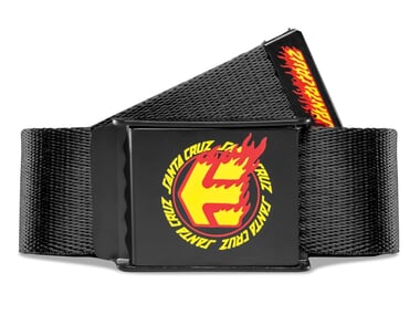 Etnies X Santa Cruz "Flame" Belt - Black