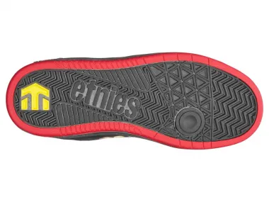 Etnies X Santa Cruz "Little Kids Windrow" Shoes - Black/Red/Black