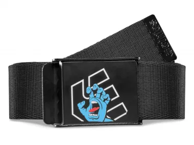 Etnies X Santa Cruz "Screaming Hand" Gürtel - Black/Blue