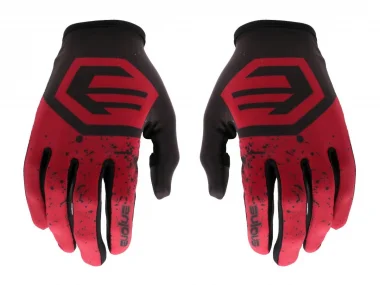 Evolve "Splatter" Handschuhe - Burgundy/Black