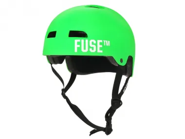 FUSE "Alpha" BMX Helmet - Matt Neon Green