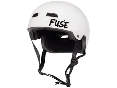 FUSE "Alpha Old Style" BMX Helmet - Glossy White