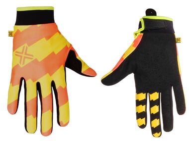 FUSE "Chroma Youth" Gloves - Campos Neon Yellow/Red