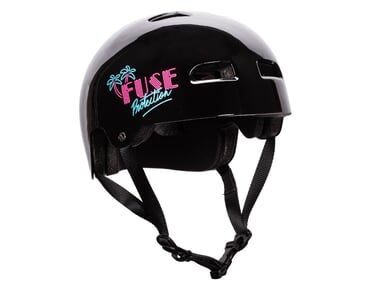 FUSE "Alpha" BMX Helmet - Glossy Miami Black