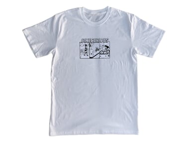 Fast and Loose "Bikecurious" T-Shirt - White