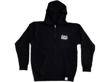Federal Bikes "Script" Hooded Zipper - Black