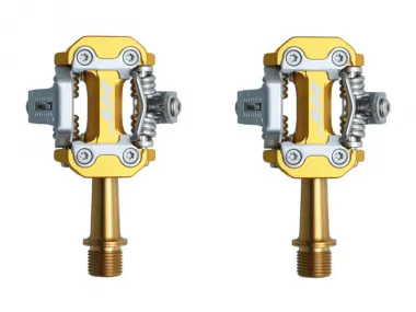 HT Components "M2 Klick" MTB Pedale - Titan