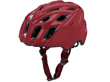 Kali Protectives "Chakra Mono" MTB Helmet - Solid Glossy Brick Red