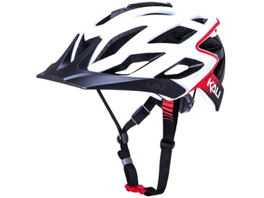 Kali Protectives "Lunati" MTB Helmet - Matt White/Red