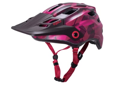 Kali Protectives "Maya 3.0" MTB Helmet - Camo Matt Red/Burgundy