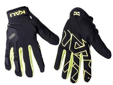 Kali Protectives "Venture" Gloves - Black/Lime