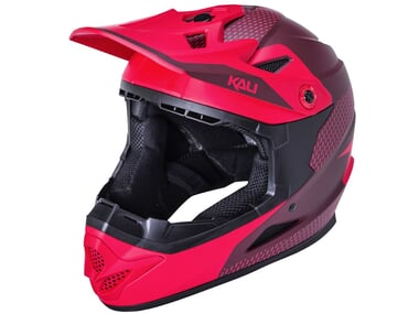 Kali Protectives "Zoka" Fullface Helm - Dash-Matte Red/Burgundy