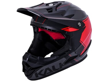 Kali Protectives "Zoka" Fullface Helm - Grey/Black/Red