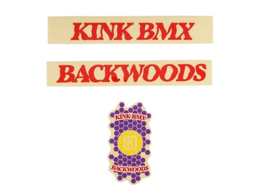 Kink Bikes "Backwoods" Decal Stickerset - Multicolor