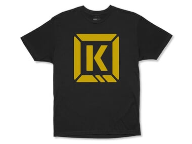 Kink Bikes "Represent" T-Shirt - Black/Gold