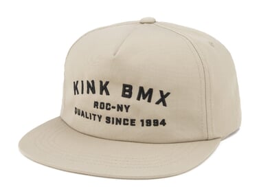 Kink Bikes "Statement Snapback" Cap - Khaki