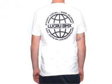 LucruBMX "Global" T-Shirt - White