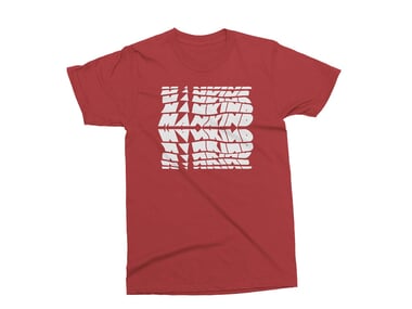 Mankind Bike Co. "Wave" T-Shirt - Red