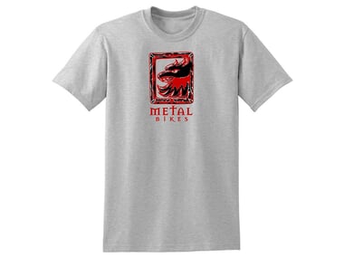 Metal Bikes "Griffin Logo" T-Shirt - Grey