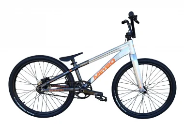 Meybo "Superclass Cruiser Pro 21" BMX Cruiser Race Rad - 24 Zoll | Grey/Orange