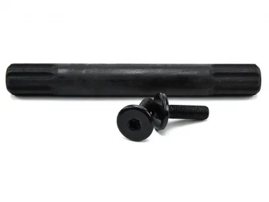 Mission BMX "8 Spline" Kurbelachse + Schrauben