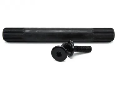 Mission BMX "8 Spline" Crank Spindle + Bolts