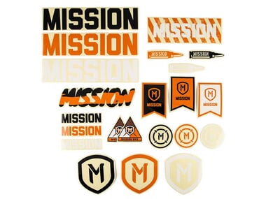Mission BMX Stickerset