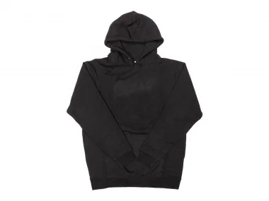 Odyssey BMX "Big Stitch" Hooded Pullover - Black with Black Stitch
