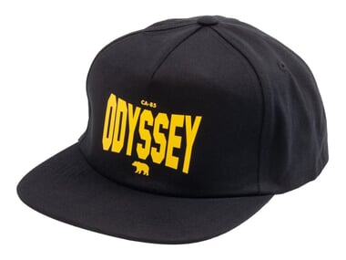 Odyssey BMX "Prime 5-Panel Unstructured" Cap - Black/Yellow