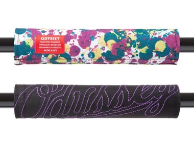 Odyssey BMX "Reversible Big Stitch Purple/Splatter" BMX Lenker Polster