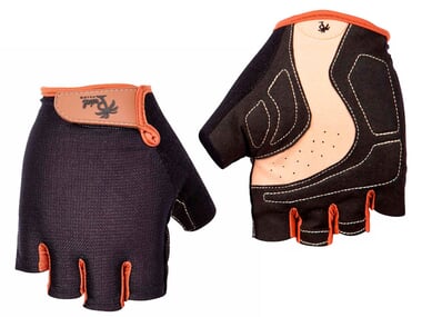 Pedal Palms "Black N Tan" Short Finger Gloves