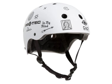 ProTec X Cult "Classic Certified" BMX Helmet - Matte White