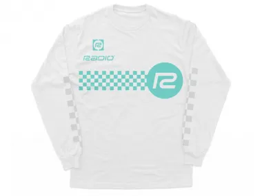 Radio Bikes "Checker" Longsleeve - White