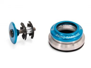 Radio Bikes "Race Tapered Integrated" Steuersatz + Gabelschraube + Kralle